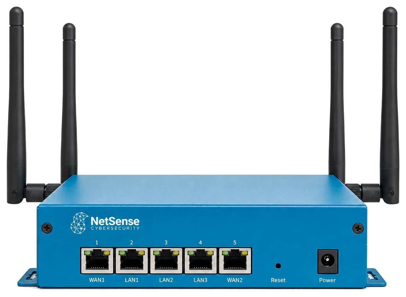 NetSense Edge Lite appliance, front and rear